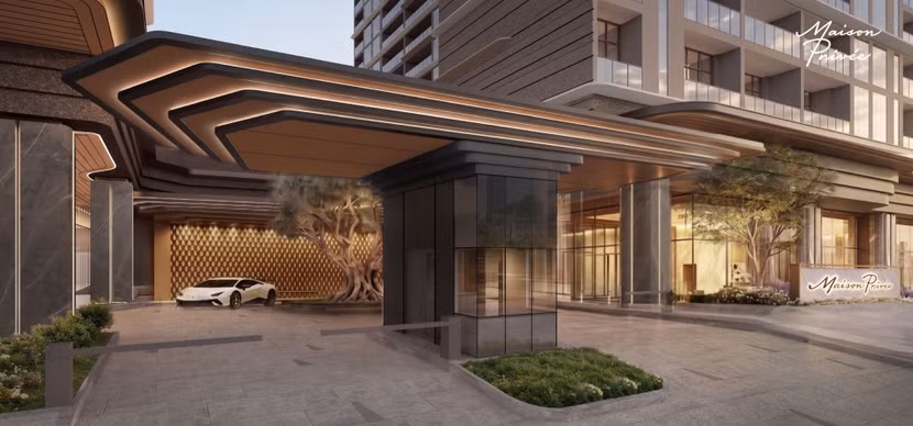 Phối cảnh garage siêu xe độc bản của Maison Privée, lần đầu tiên xuất hiện tại một dự án căn hộ cao cấp Maison Privee ở Hà Nội.